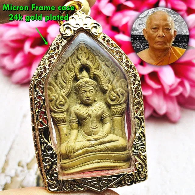 KhunPaen YodKunPon Ashes Plai Metta Love Lust Be2552 Lp Sakorn Thai Amulet 15871