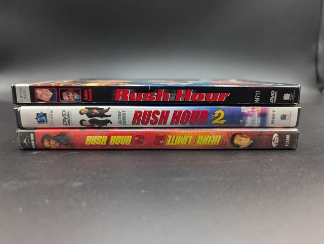 RUSH HOUR 1 2 3 DVD Jackie Chan Chris Tucker $10.00 - PicClick CA