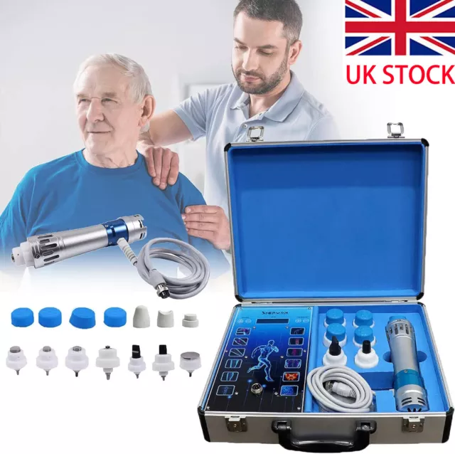 Touch Screen Shockwave Therapy Machine With 7 Heads ED Treatment Pain Relief UK