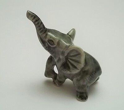 Elephant Vintage Céramique Gris Éléphant Sel Ou Poivre Shaker Figurine hd2655 