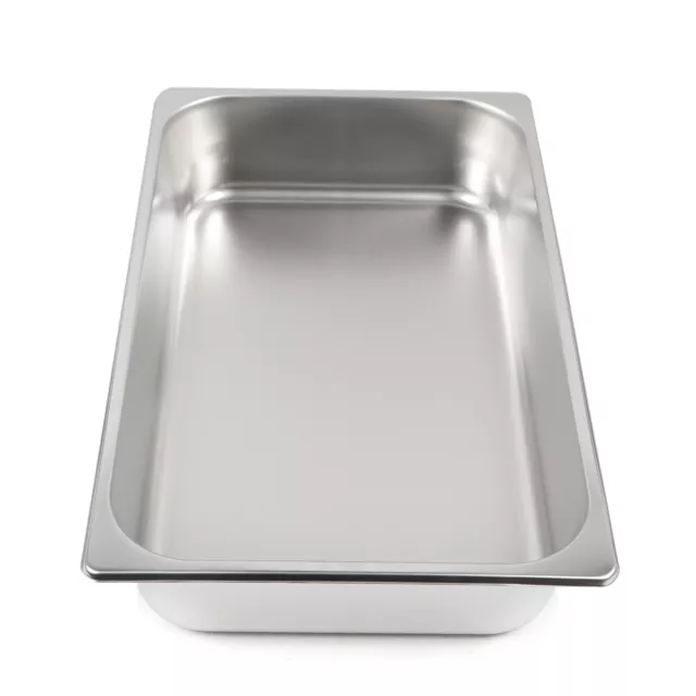 6 Pan Full Size 4'' Deep Steam Table Pans Bain-Marie Catering Kitchen Buffet Pan