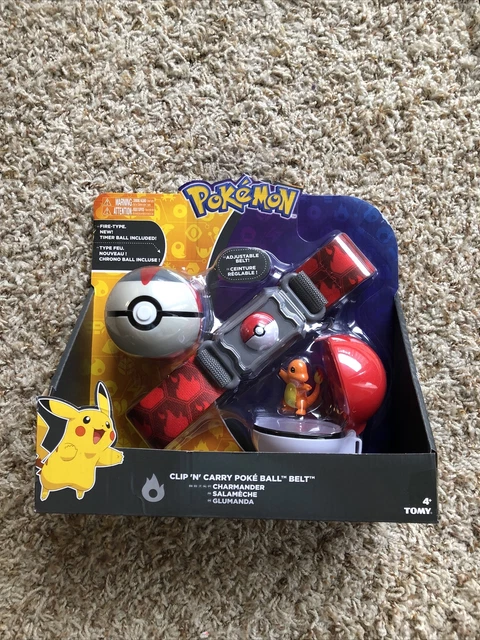 Pokemon Clip 'N' Carry Poke Ball and Timer Ball Belt - Charmander Tomy NIB