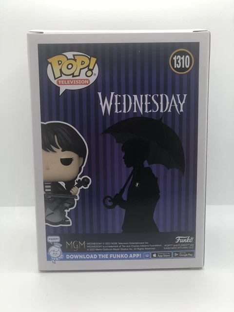 Funko POP! Wednesday 1310# Wednesday Addams with Cello Vinyl Action Figures 2