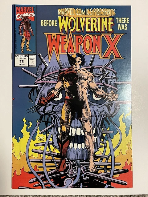 Marvel Comics Presents #72 1st Weapon X Wolverine Origins.High Grade