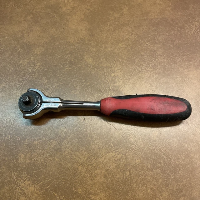 Mac Tools 1/4" Drive Fine Tooth Swivel Head Ratchet Comfort Handle # MR100SPA
