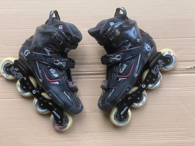 Seba IGOR Carbon Fibre Inline Skates Men’s 27cm Rockered Frame Slalom