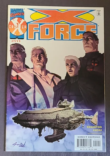 X Force #111 (Marvel 2001 Series) Nos 9.4+ Nm Grade, Ian Edginton Story, Ariel!!