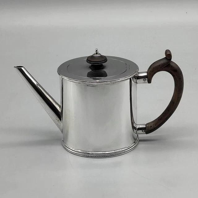 Teekanne 18. Jahrhunder, 925 Sterling Silber, Charles Wright, London