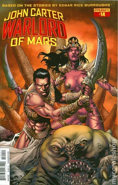 John Carter Warlord of Mars #14A VG 2015 Stock Image Low Grade