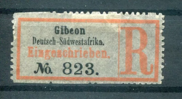 Dswa Einschreibzettel R-Zettel Gibeon (AA3312