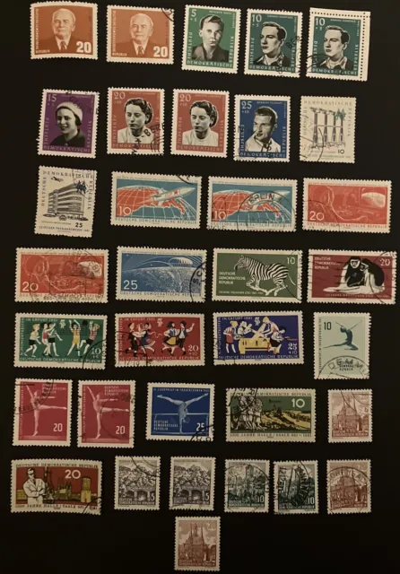 Briefmarken Konvolut DDR 1961