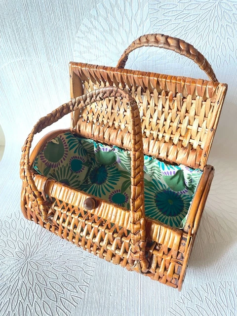ANCIEN PANIER OSIER Caisse Bouteille Champagne Moet Et Chandon Deco Retro EUR 99,90 - FR