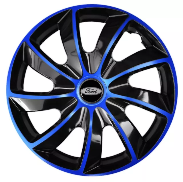 16" Wheel trims fit Transit Custom Focus Galaxy 4 x16  blue black