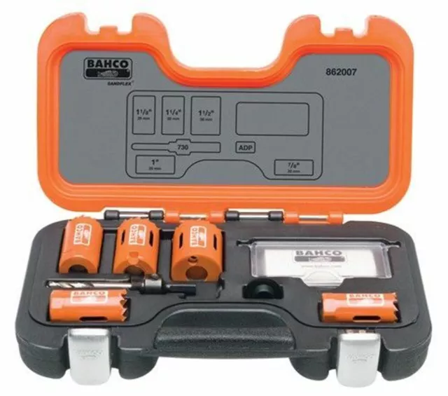 BAHCO - Bahco Professional Carbide-Tip Holesaw Set 7 Pcs - BAH862007