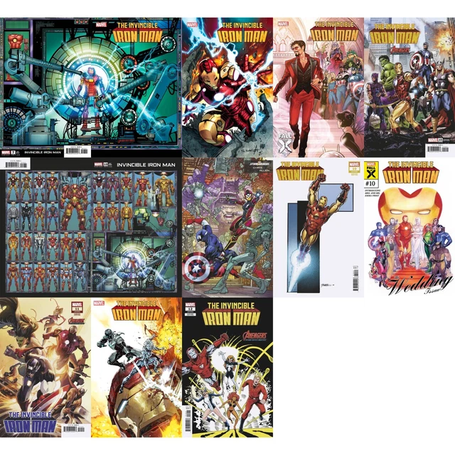 Invincible Iron Man (2022) 7 8 10 11 12 Variants | Marvel Comics | COVER SELECT