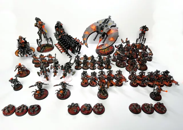 Warhammer 40k: Necron Army Fully Painted 