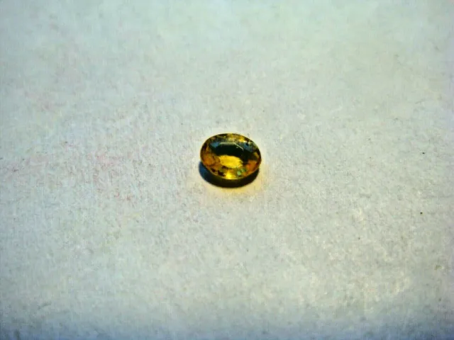 Yellow Sapphire Gemstone Oval Cut 3.5 mm x 2.5 mm 0.20 carat Natural Gem
