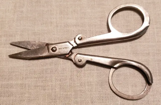 Vintage Folding Scissors West Germany  4"