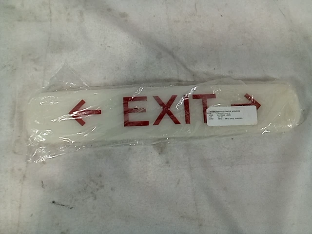 Exit sign (lens) aaxico technical services