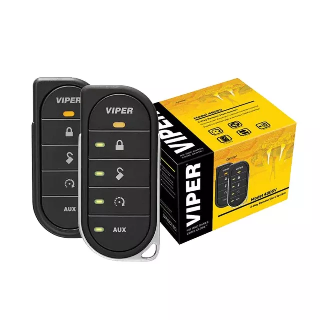 Viper 4806V Led 2-Way Car Vehicle Remote Start System W/ Keyless Entry