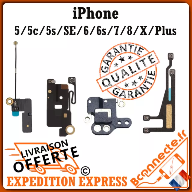 MODULE RESEAU NAPPE ANTENNE WIFI GPS iPHONE 5 5C 5S SE 6 6s 7 8 Plus X