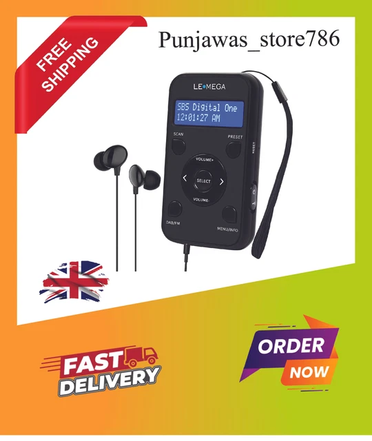 LEMEGA PR1 DAB DAB Portable Pocket Digital Radio Mini DAB Radio 15h 20 lemega-pr1-dab-dab-portable-pocket-digital-radio-mini-dab-radio-15h-20