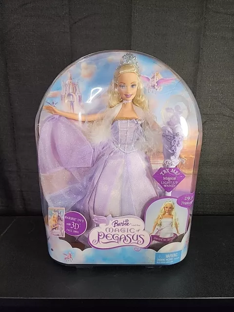 Barbie and The Magic of Pegasus 2005 Barbie as Princess Annika Doll Mattel Wand