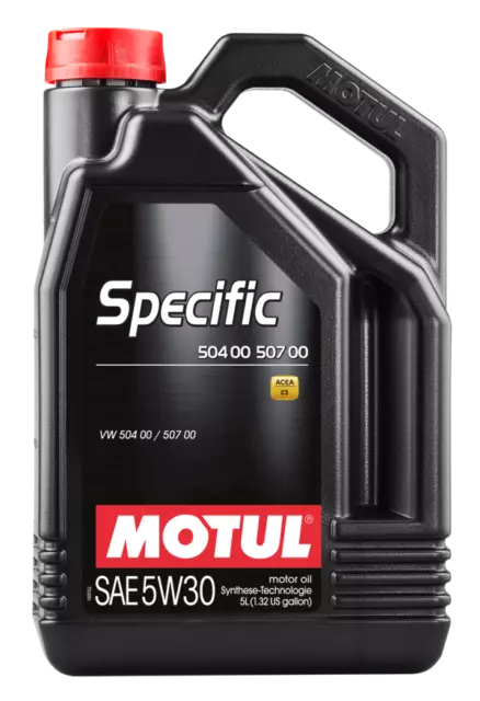 MOTUL Olio lubrificante per motori SPECIFIC VW 504.00-507.00 5W30 5L