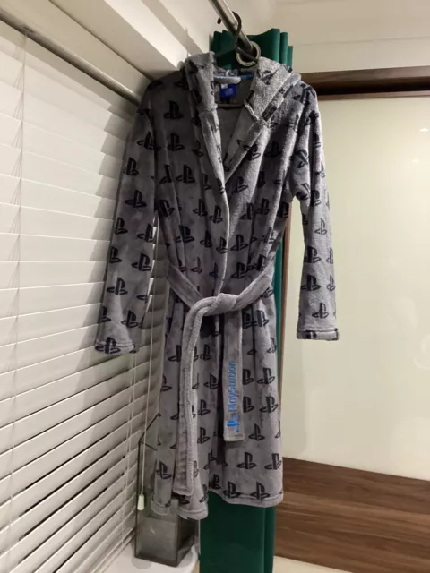 Pijamaevi Green Cozy Patterned Hooded Plush Women's Dressing Gown - Trendyol