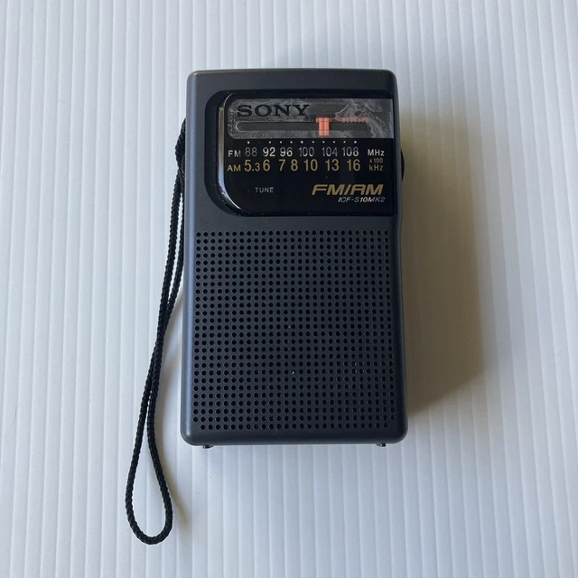 SONY AM/FM HANDHELD Radio With Antenna - Tested & Working - ICF-S10MK2 ...