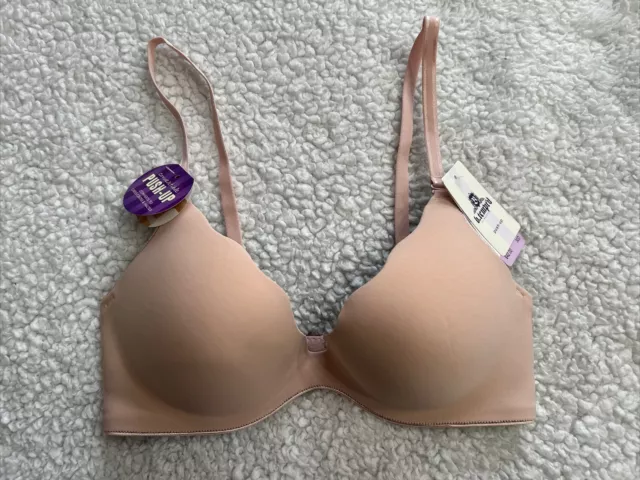 b.tempt'd by Wacoal Pale Pink/ANIMAL ACCENT Push-Up Bra, US 30D, Convertible