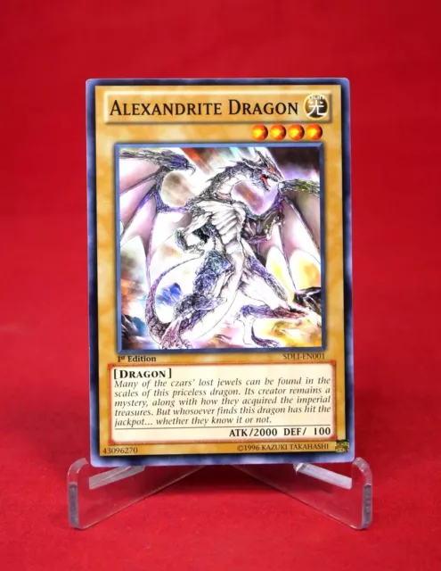 Yu-Gi-Oh! Yugioh TCG Alexandrite Dragon Common 1996