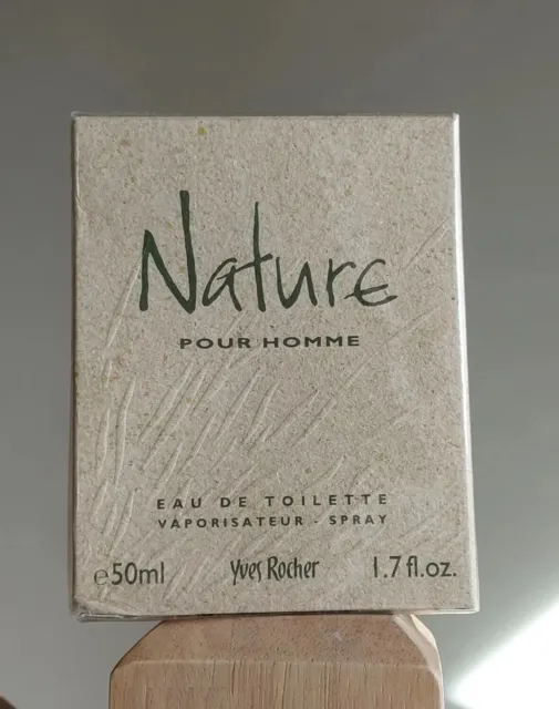 Eau de toilette NATURE pour Homme 50ml 🌺 Yves Rocher 🌺 NEUF SOUS BLISTER