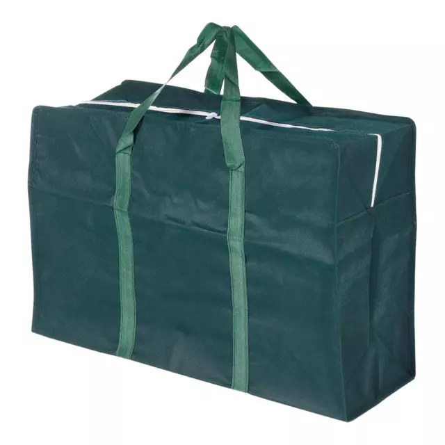 Armario Almacenamiento Bolsas, 27.5" Ropa Organizador Bolsa con Manijas, Verde