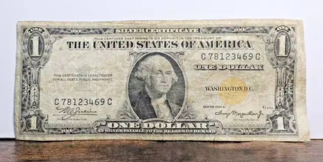 $1 1935 A (( NORTH AFRICA )) Silver Certificate