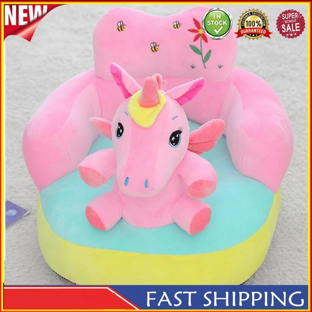 Cartoon Child Stool Cover Soft Animal Infant Chair Case Elastic Unisex No Filler