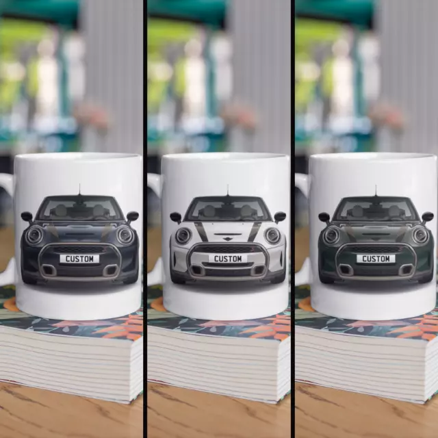 Personalised Mini Convertible Cooper S Resolute Edition Mug Gift Choose Colour