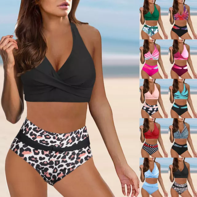 Badeanzüge Für Damen Damen-Bikini mit hoher Taille, sexy