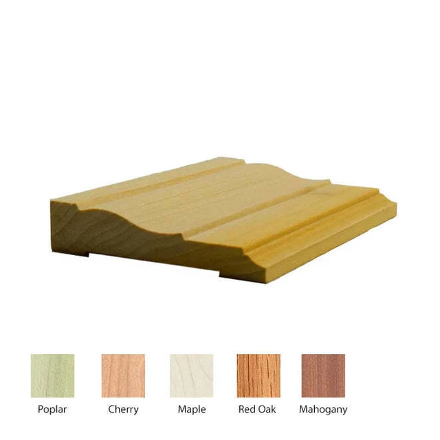EWCA12 Large Colonial Casing Trim Molding for Doors and Windows, 3/4" x 3-1/2"