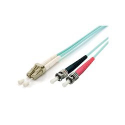 3 cavi patch equip fibra ottica LC/ST 50/125μ OM3 turchese 1,0 m