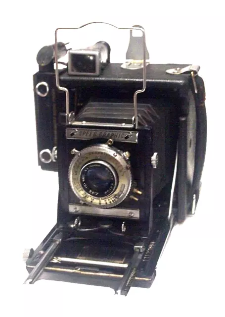 Graflex Speed Graphic 2-1/4 x 3-1/4" w/Graphic 101mm f4.5 Ektar Lens