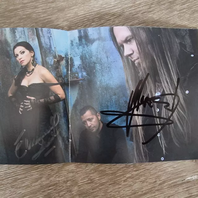 Sirenia - Dim days of dolor CD Booklet signed / autograph / signiert