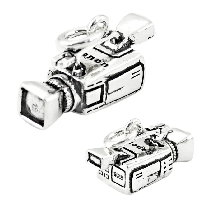Free Shipping 5.86gms Camcorder Charm Baby Jewelry Children Pendant C21143