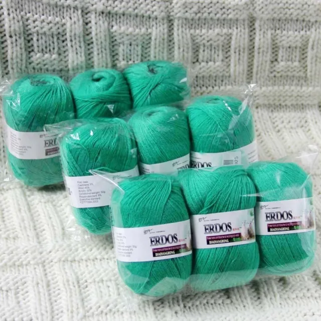 New Soft 1ballx50g LACE Thin Crochet Acrylic Wool Cashmere