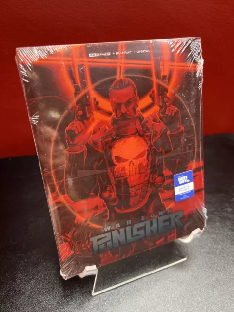 Punisher: War Zone Steelbook (4K UHD+Blu-ray+Digital) Factory Sealed