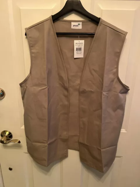 Girl Scouts Vest Amber Size XL (17/18) New