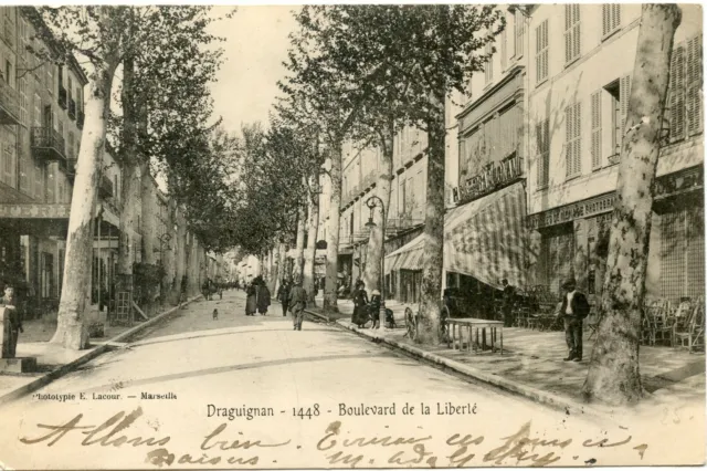 Carte Postale // Draguignan Boulevard De La Liberte