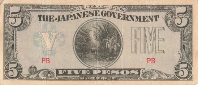 Philippines 5 Pesos 1942