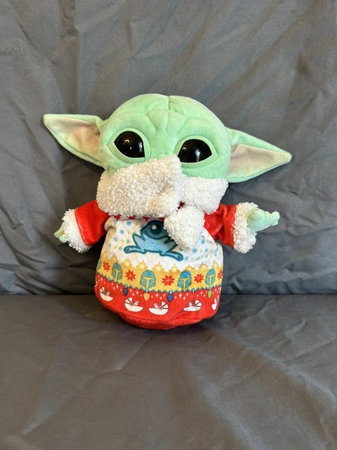 DISNEY STAR WARS Grogu Baby Yoda The Child Holiday Plush mandalorian £0 ...