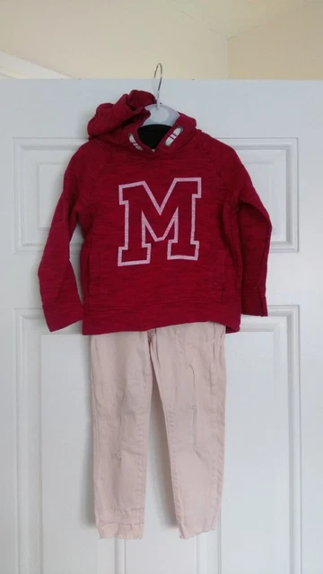 Girls Outfits Bundle Next/Matalan  Jumpers And Denim Co/Nutmeg Trousers 2-3 year 5